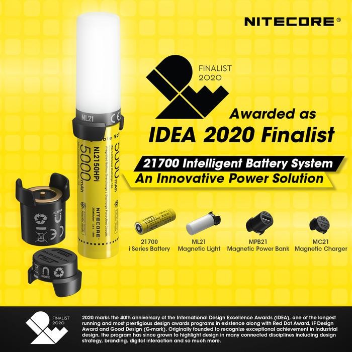 BATTERY NITECORE 21700BS BATERAI
