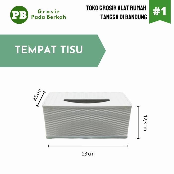 Tempat Tissue Asvita Kotak Tisu Plastik Tempat Tisu Wadah Tissue