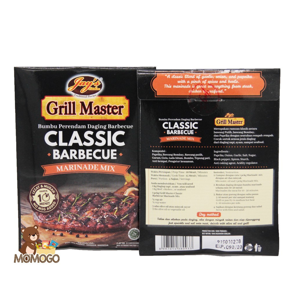 

Jay's Grill Master CLASSIC BARBEQUE
