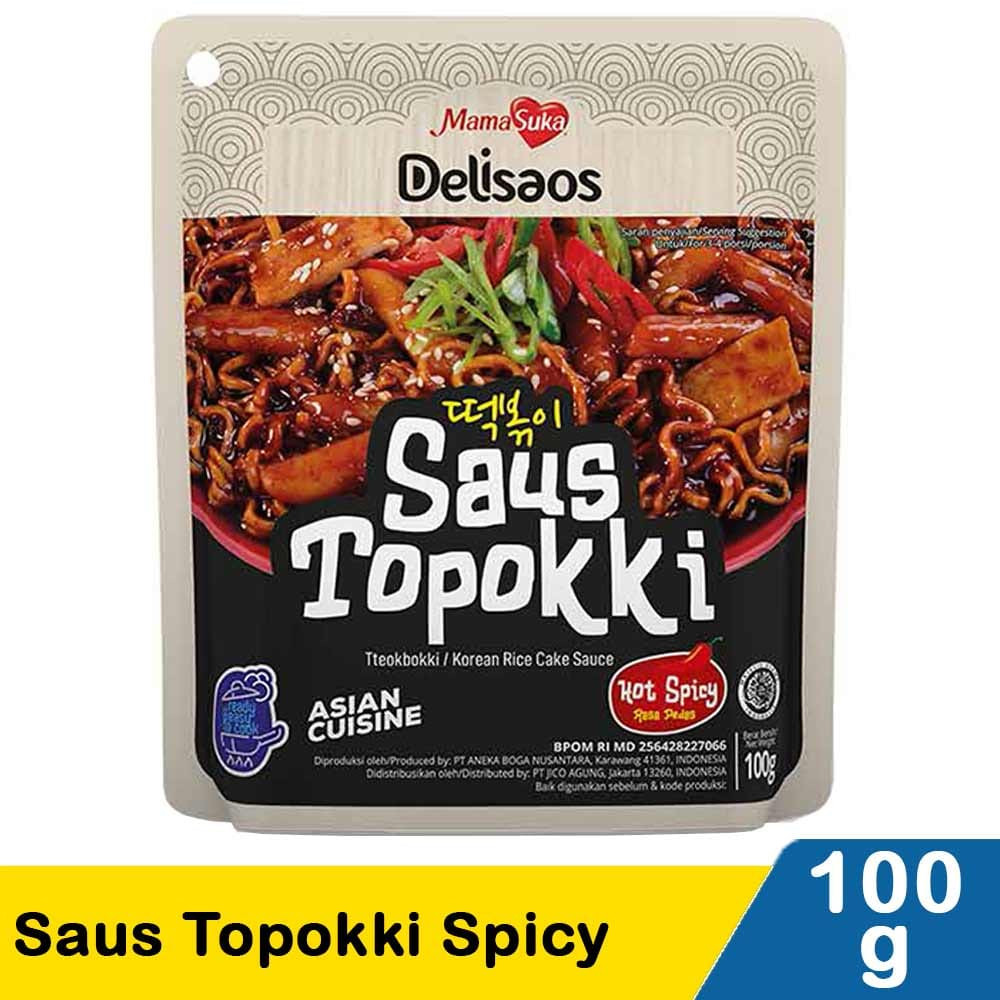 

MamaSuka Delisaos Saus Topokki Korean Topokki Sauce 100 Gram