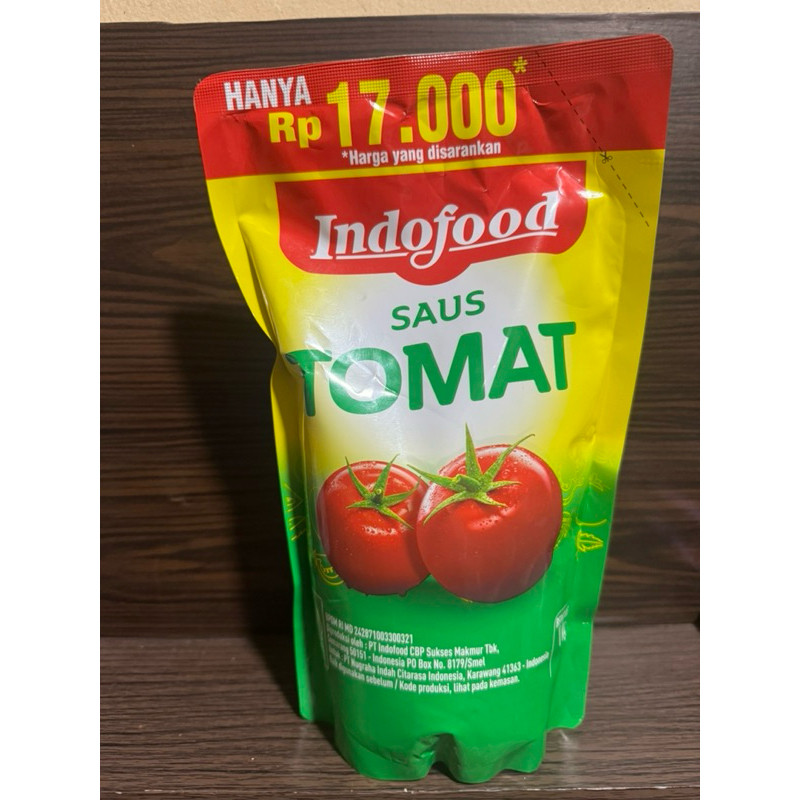 

Indofood Sambal Exstra Pedas/Sambal Bangkok/Saus Tomat 1 KG