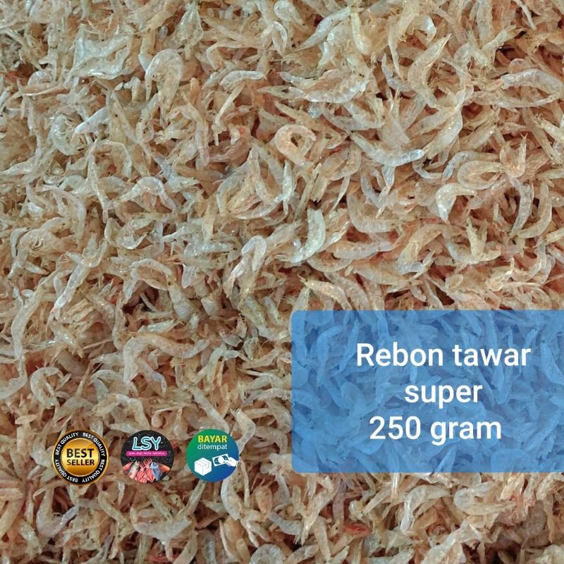 

udang rebon tawar super ( asli tawar ) 250gr