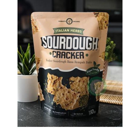 

JTTOP" SOURDOUGH CRACKER VEGAN FRIENDLY - ITALIAN HERBS 150GR