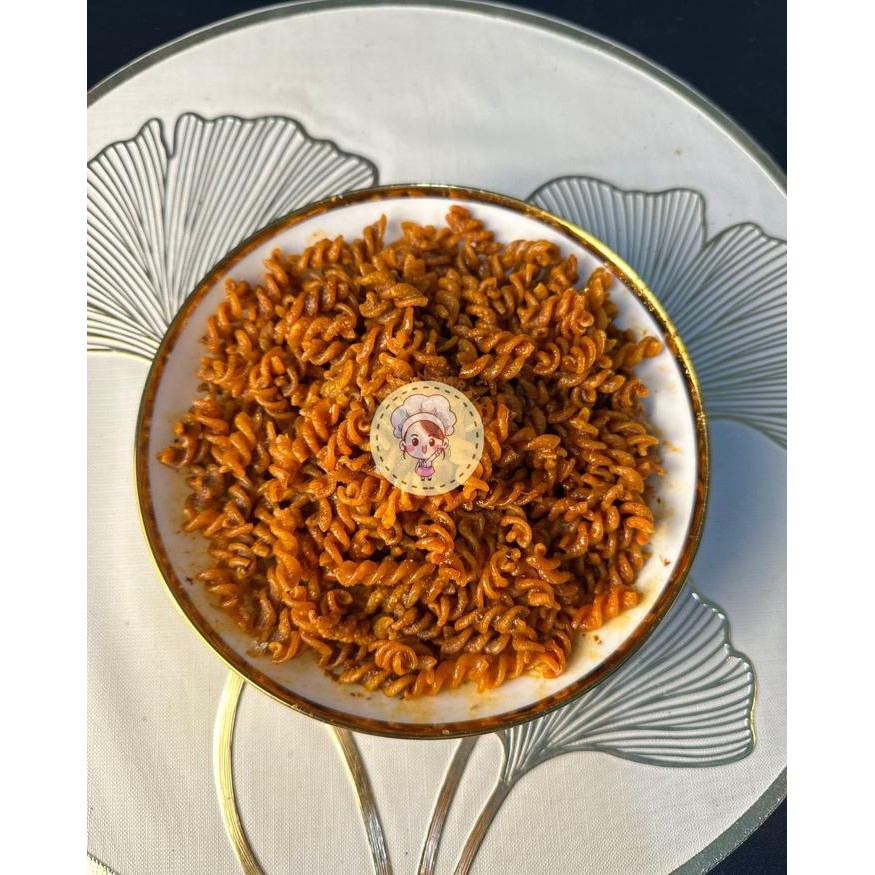 

JTTOP" MAKARONI URIL 500 GR - PEDAS GURIH DAUN JERUK 100% TIDAK KERAS ASIN FOOD