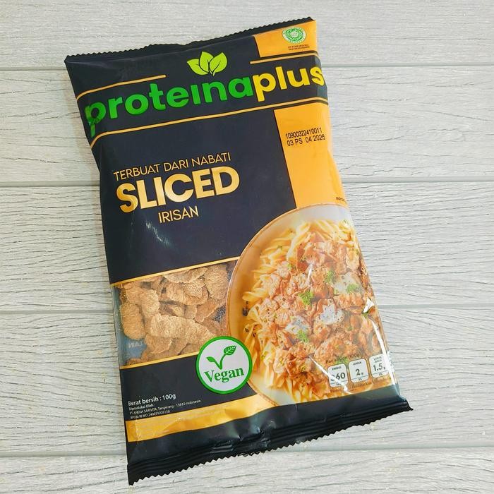 

JTTOP" PROTEINA PLUS DAGING NABATI CINCANG POTONGAN IRISAN VEGAN VEGETARIAN