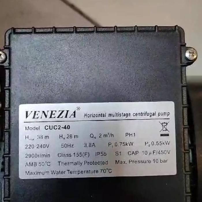 Paling Murah Booster Pump Venezia Pompa Dorong Multistage Cuc 2-40 Venezia