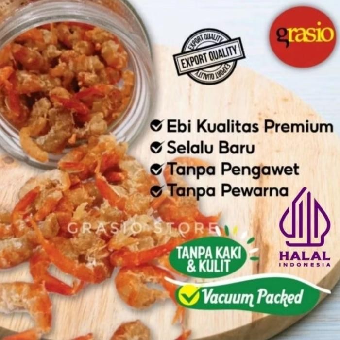 

JTTOP" EBI UDANG KERING MERAH (1KG) GRADE A TANPA KULIT
