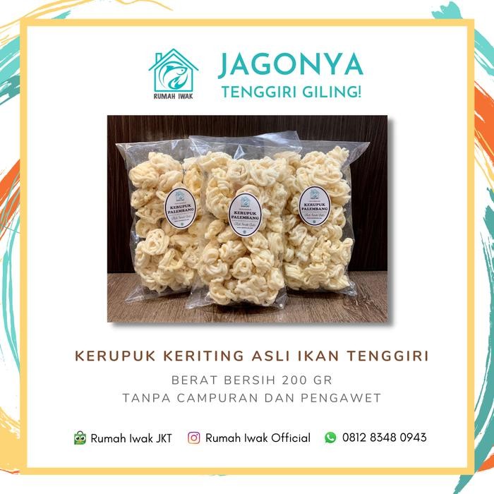 

JTTOP" KERUPUK KERITING IKAN TENGGIRI ASLI PALEMBANG
