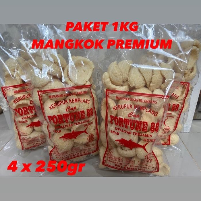 

JTTOP" PAKET 1KG MANGKOK PREMIUM 4BKS KEMPLANG IKAN TENGGIRI