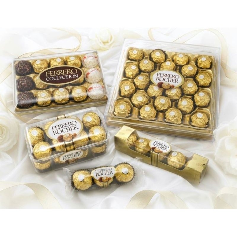 

Restokobar Ferrero Rocher Isi 3, 5, 16, 24 / Coklat Premium / Coklat Valentine / Coklat Ferrero