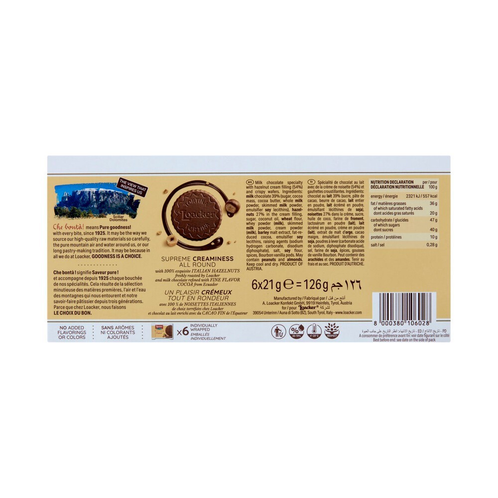 

Restokobar Loacker Gran Pasticceria Tortina Biscuit Ginal 126G Australia