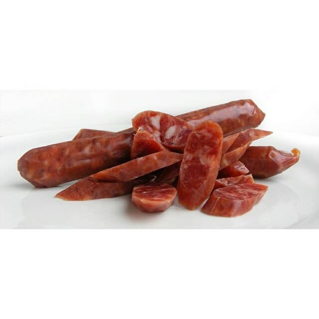 

Omahjajanan Sosis Babi Titiles 500Gr - Lapciong Babi Titiles - Ginal Sosis Babi Titiles Bali