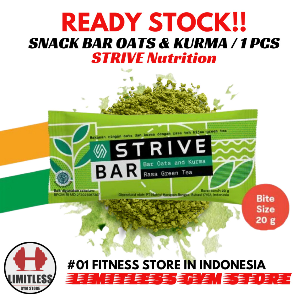 

Omahjajanan High Carbs Strive Energy Bar 40G - Snack Energi Untuk Lari Marathon Sepeda