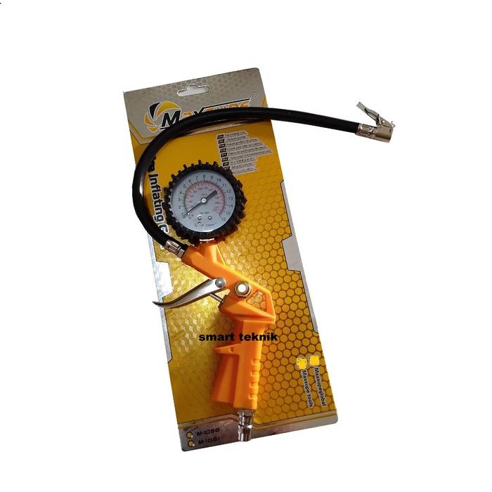 SALE PROMO TIRE INFLATOR AIR PRESSURE GUN PENGISI UKURAN ANGIN BAN - POMPA BAN KOMPRESOR READYY