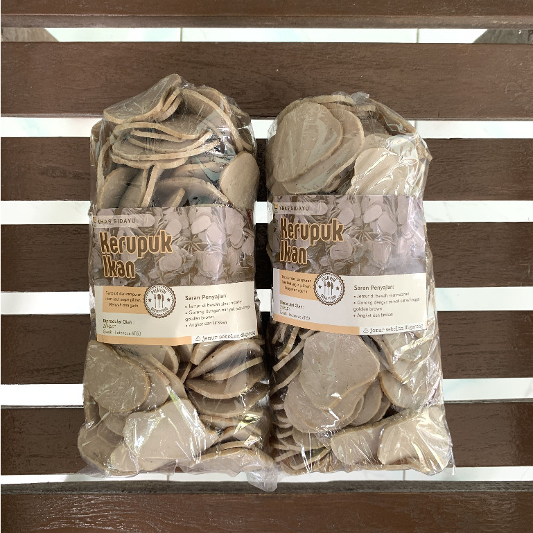 

Eumsig Kerupuk Ikan Asli Sidayu Gresik Kerupuk Ikan Mentah 500Gr 1Kg Asli Tanpa Pemutih