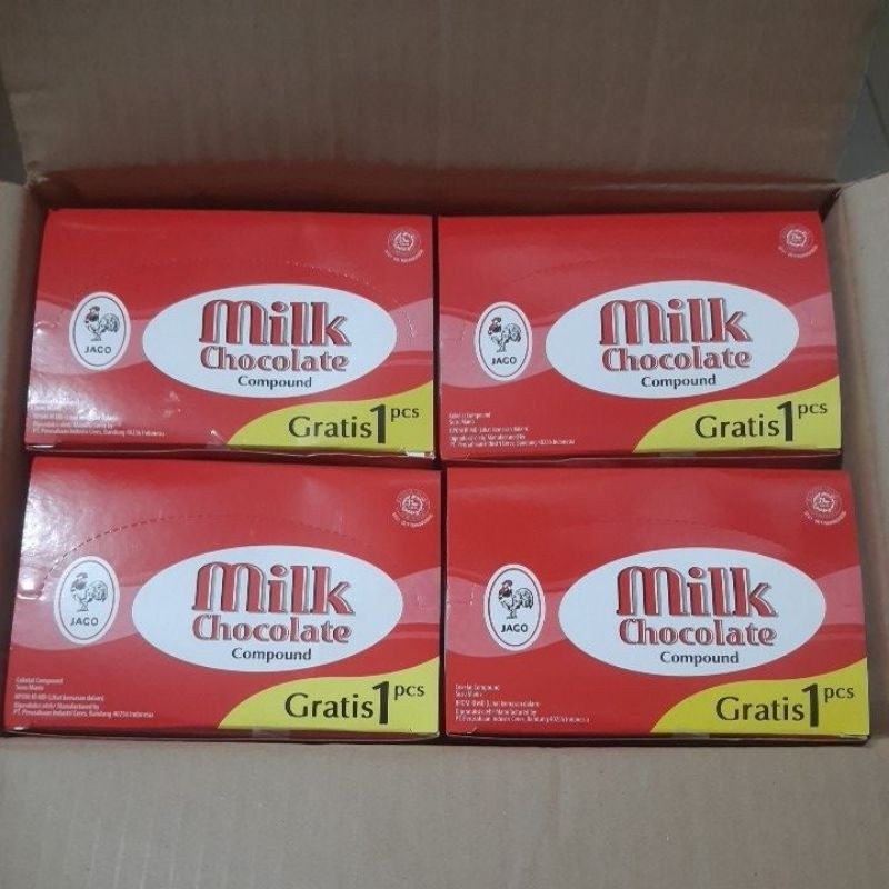 

Sega Tungtung Jago Milk Chocolate Compound Isi 12