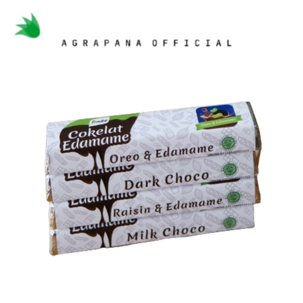 

Sega Tungtung Fondre Bar - Chocolate Edamame - Cokelat Edamame - Agrapana Food Jember