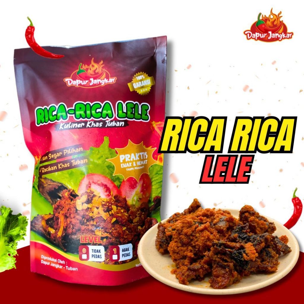 

Sega Tungtung Rica Rica Lele Khas Tuban 1 Pcs Untuk 2-3 Porsi
