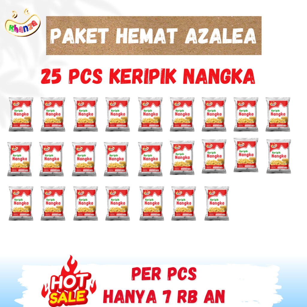 

Sega Tungtung Paket Hemat "Azalea" 10 Pcs 25 Pcs Keripik Buah Nangka Apel Mix Fruit Mix Sayur