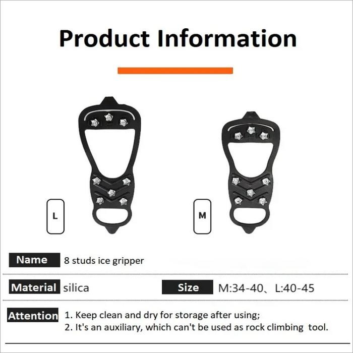 BELANJA ALAS SEPATU PAKU ANTI SLIP ALAS SEPATU SALJU ALAS SEPATU MENDAKI QLH