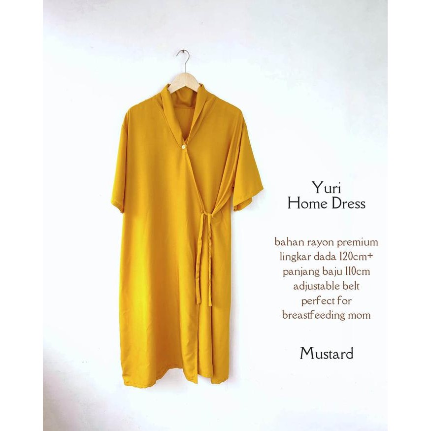 Yuri Pendek HomeDress Kimono Daster Premium Busui dan Lahiran Friendly