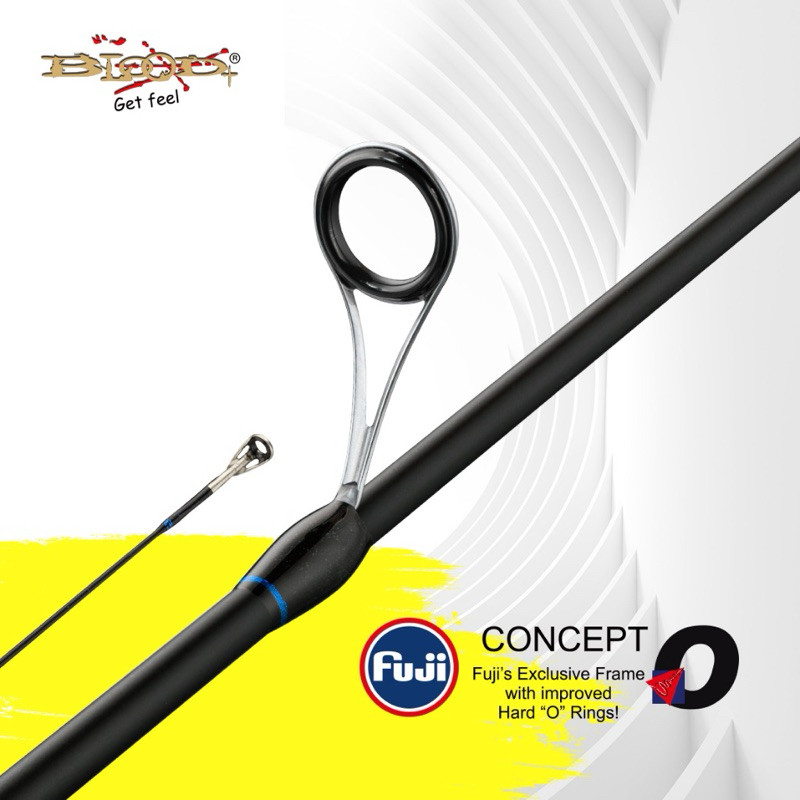 Joran Ultralight Jigging Blood Pumbaa 210cm Full Fuji Drag 15kg
