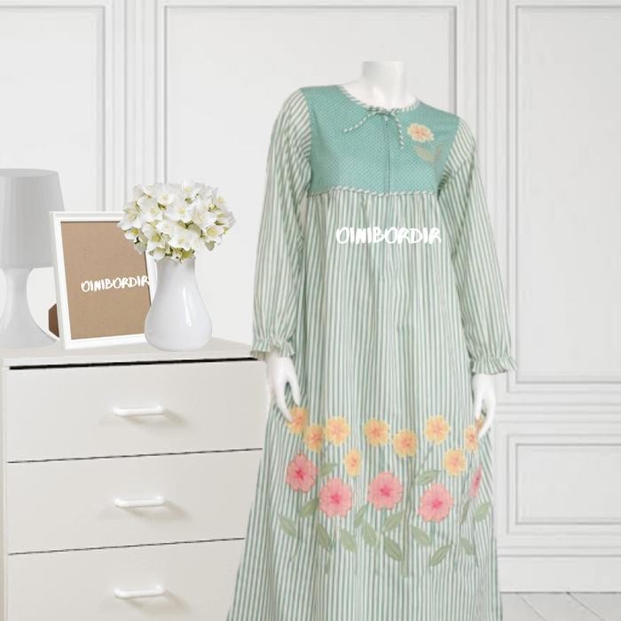 Daster Bordir Katun Jepang Premium Malangan Busui