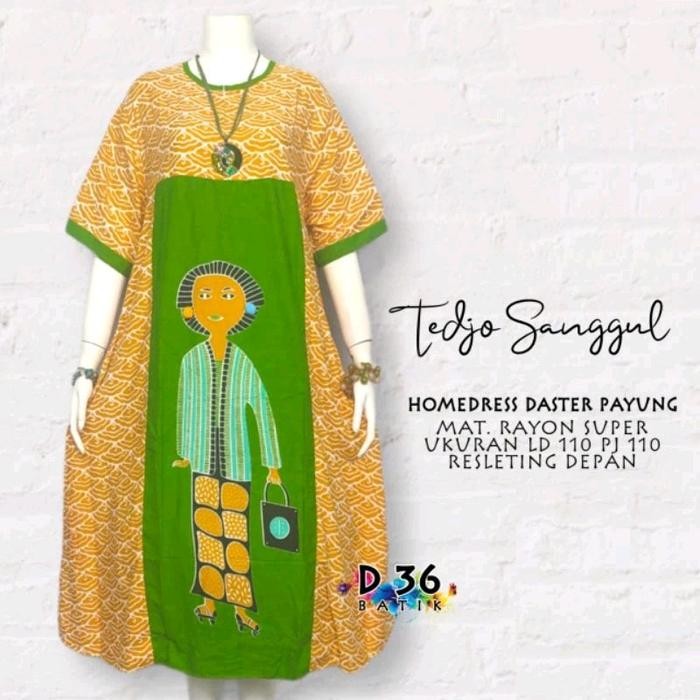 SEMERBAK BATIK ORI SEKDRES DASTER PAYUNG TEJO SANGGUL HOMEDRESS KEKINIAN DASTER TERBARU DASTER BUSUI