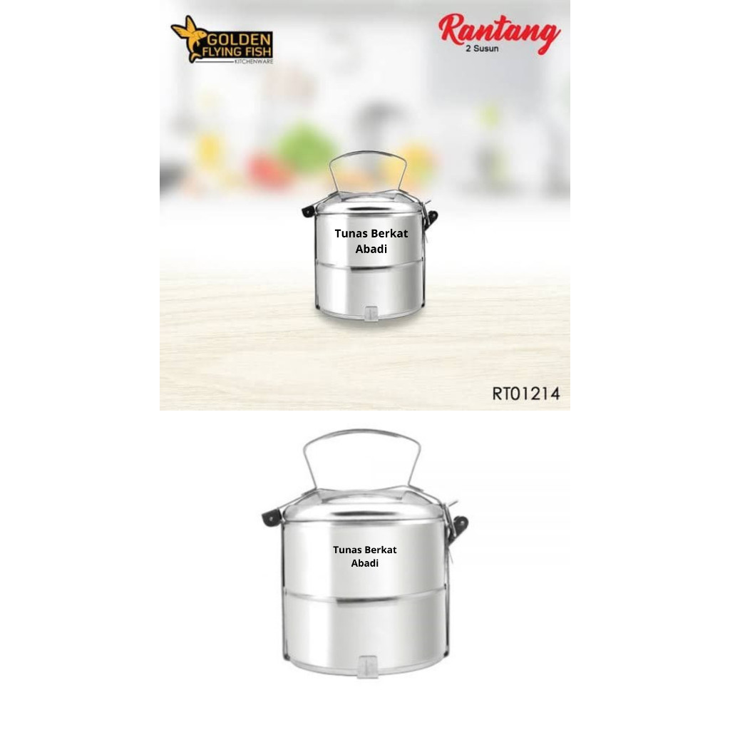 Rantang 2 susun stainless steel RT01214