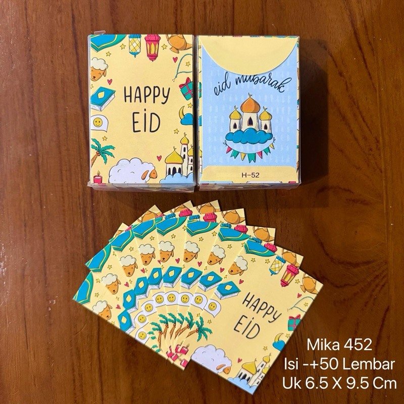 

AMPLOP LEBARAN IDUL FITRI MIKA ISI 50 LEMBAR TAHUN 2025 - ANGPAO RAYA KOTAK MIKA