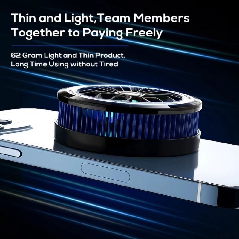 Holahalo Cell Pendingin Hp Cooling Cooler C60 Magnetic Pendingin Universal Game Cooler Fan Cooling