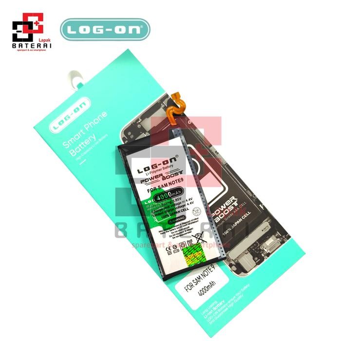 READY STOK Log On - EB-BN965ABU For Samsung Note 9 N960 Power Boost Double IC Protection Battery