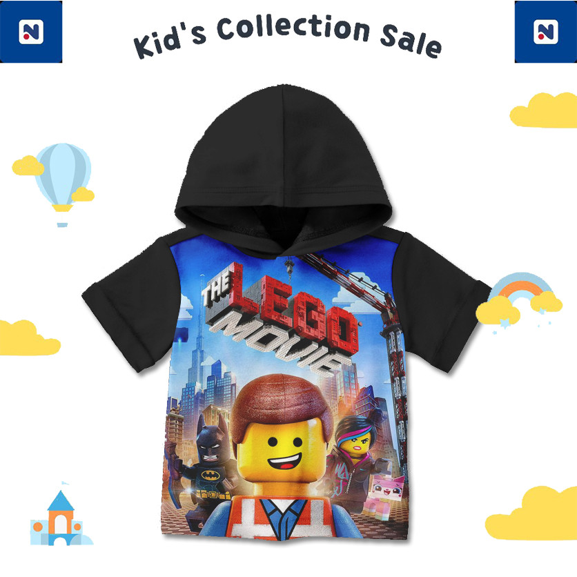 Kaos Hoodie Anak Lego Film Kartun Sepak Bola 3D H3 Kaos Lucu Imut dan Gaul dengan Sablon Sublime yan
