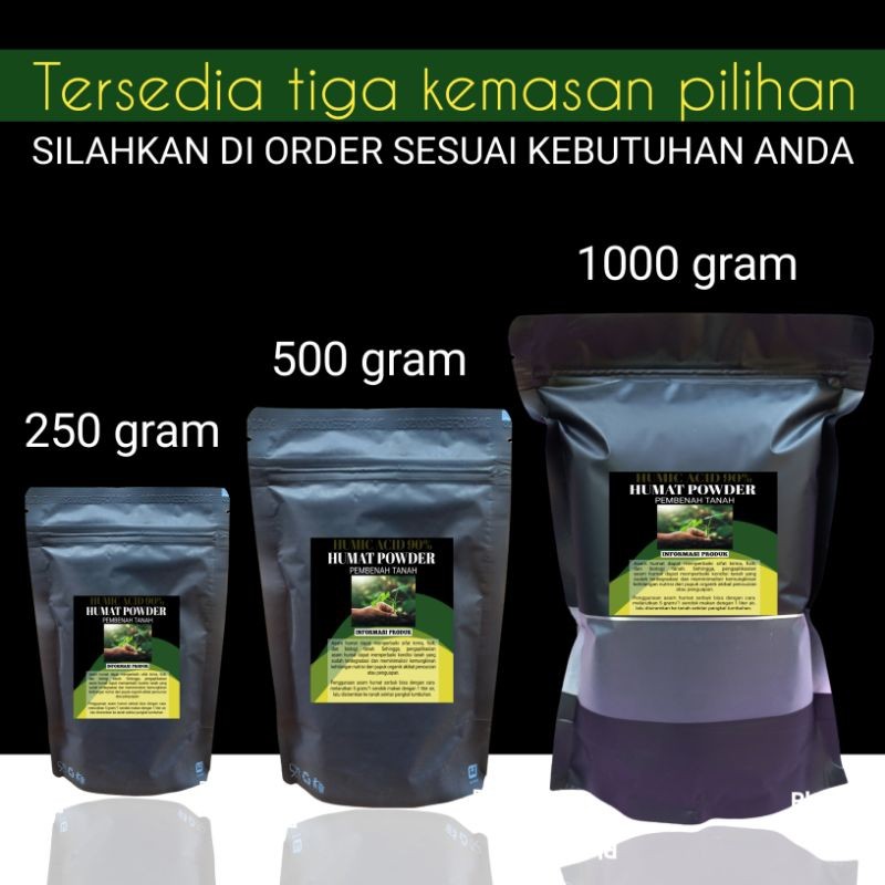 [SIAP KIRIM] Asam Humat Humic Acid 1kilo Pupuk pembenah Tanah alami untuk kesuburan tanaman cabai