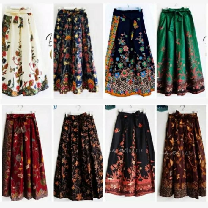 PREMIUM Rok lebar Rok jumbo Rok Batik Wanita