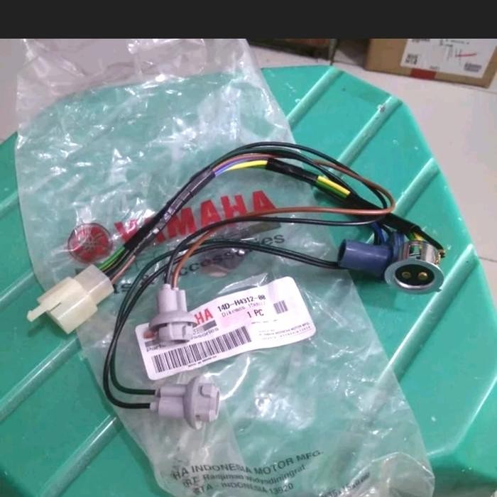 PREMIUM KABEL PITING SOKET LAMPU DEPAN MIO SOUL KARBU ORI