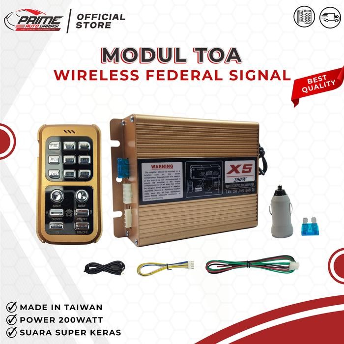 PREMIUM Modul Toa Federal Signal X5 Modul Toa Wireless Sirine Wireless Modul