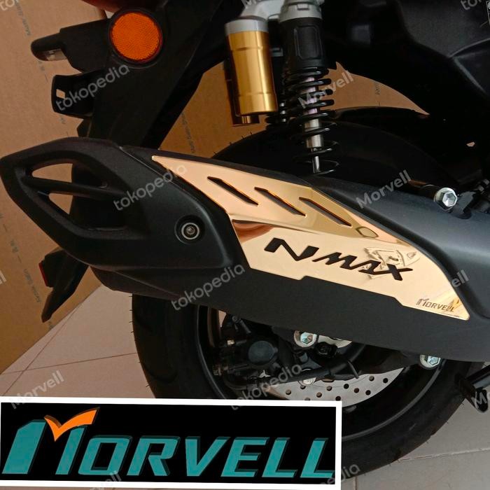 PREMIUM all new nmax 2020 Gold cover tutup knalpot - exhaust garnish nmax baru