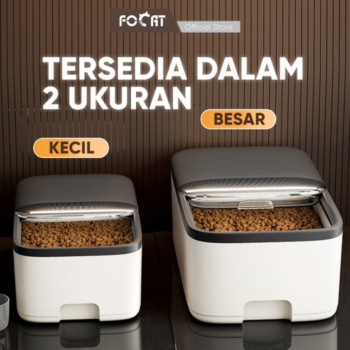 

TERLARIS Focat Tempat Penyimpanan Makanan Hewan Serbaguna E33-E34 Pet Food READY STOCK