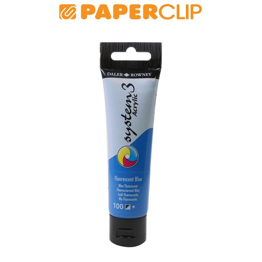 

LINDU ACRYLIC COLOR DALER ROWNEY SYSTEM3 59ML 129059100 FLUORESCENT BLUE
