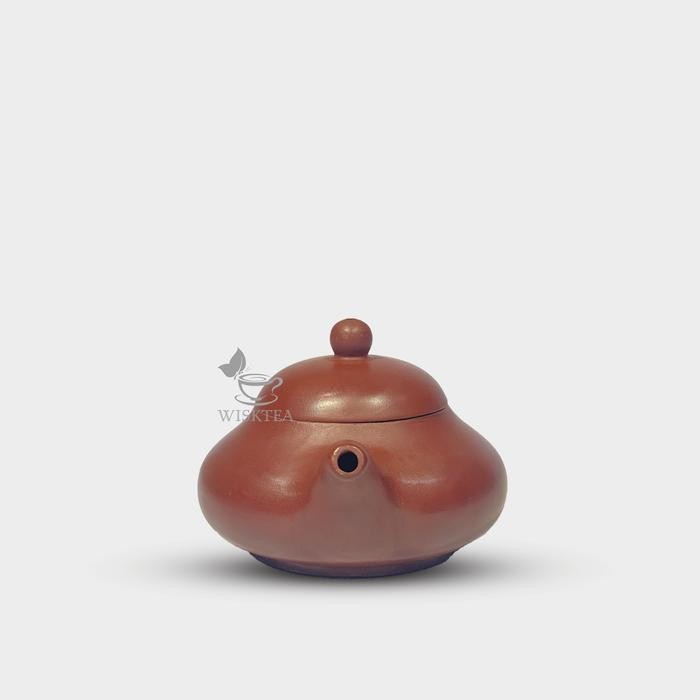 Wisktea Yixing Zhuni (Red) Clay Teapot / Teko Tanah Liat No.3