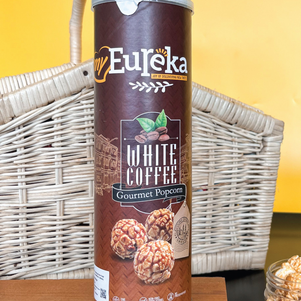 

Eureka Popcorn White Coffee Can 70g Snack Cemilan Impor