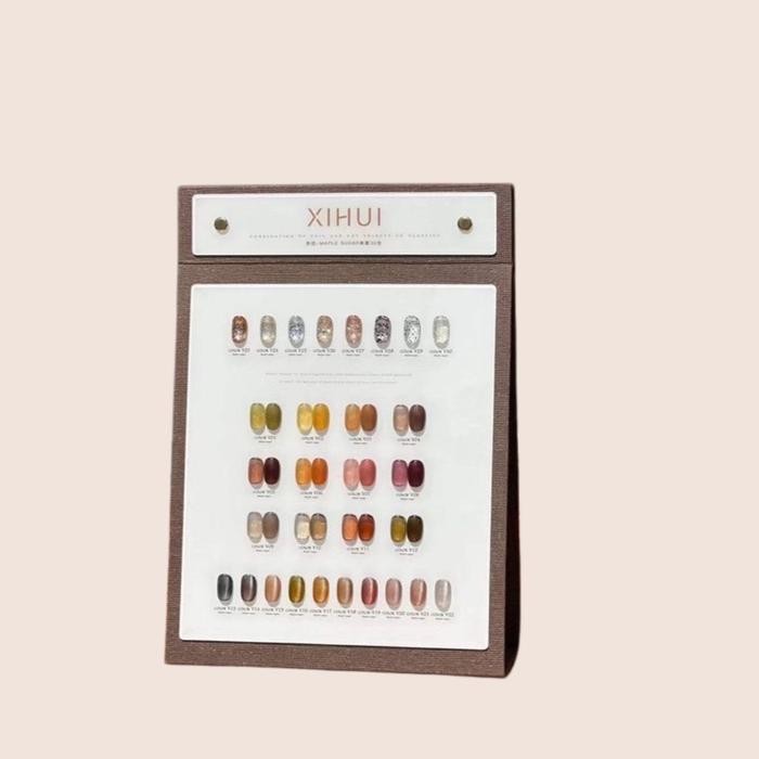 XIHUI MAPLE SUGAR SET 30 WARNA PER SET FREE NAIL FRAME KUTEK GEL POLISH SET