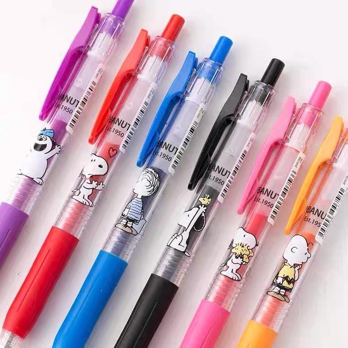 

Ready JT Zebra Sarasa Peanuts Snoopy Gel Ink 0.5mm Pen Limited Edition