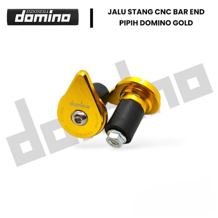 Jalu Stang DOMINO Model Gepeng Full CNC Universal Modifikasi Variasi Motor Asli Grosir