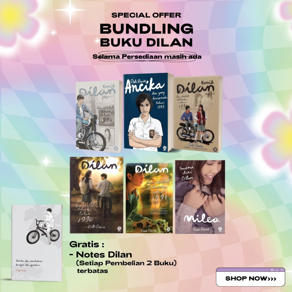 

LINDU Gimmick Notes Dilan Hadiah Buku Dilan Series - Tidak Dijual