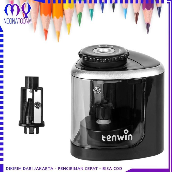 

Ready JT Rautan Serutan Pensil Elektrik Otomatis Electric Pencil Sharpener