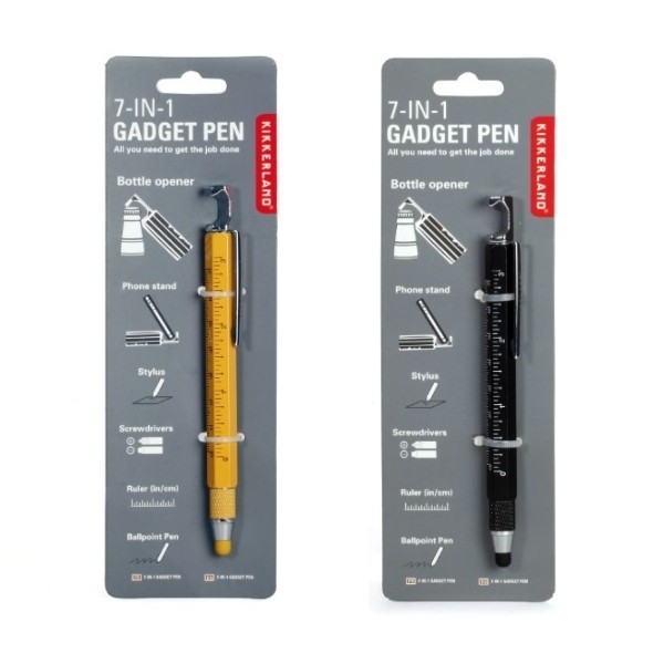 

Ready JT Kikkerland : Pen Gadget 7-In-1