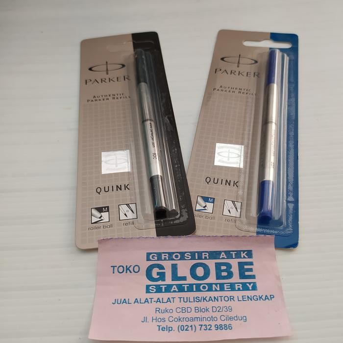 

Ready JT Authentik Parker refill(isi pen parker roller ball M, 0.7mm)