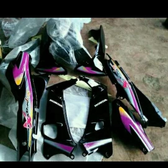 Cover Body Bodi Plus Sayap Komplit Supra X Supra Fit Lama Ready